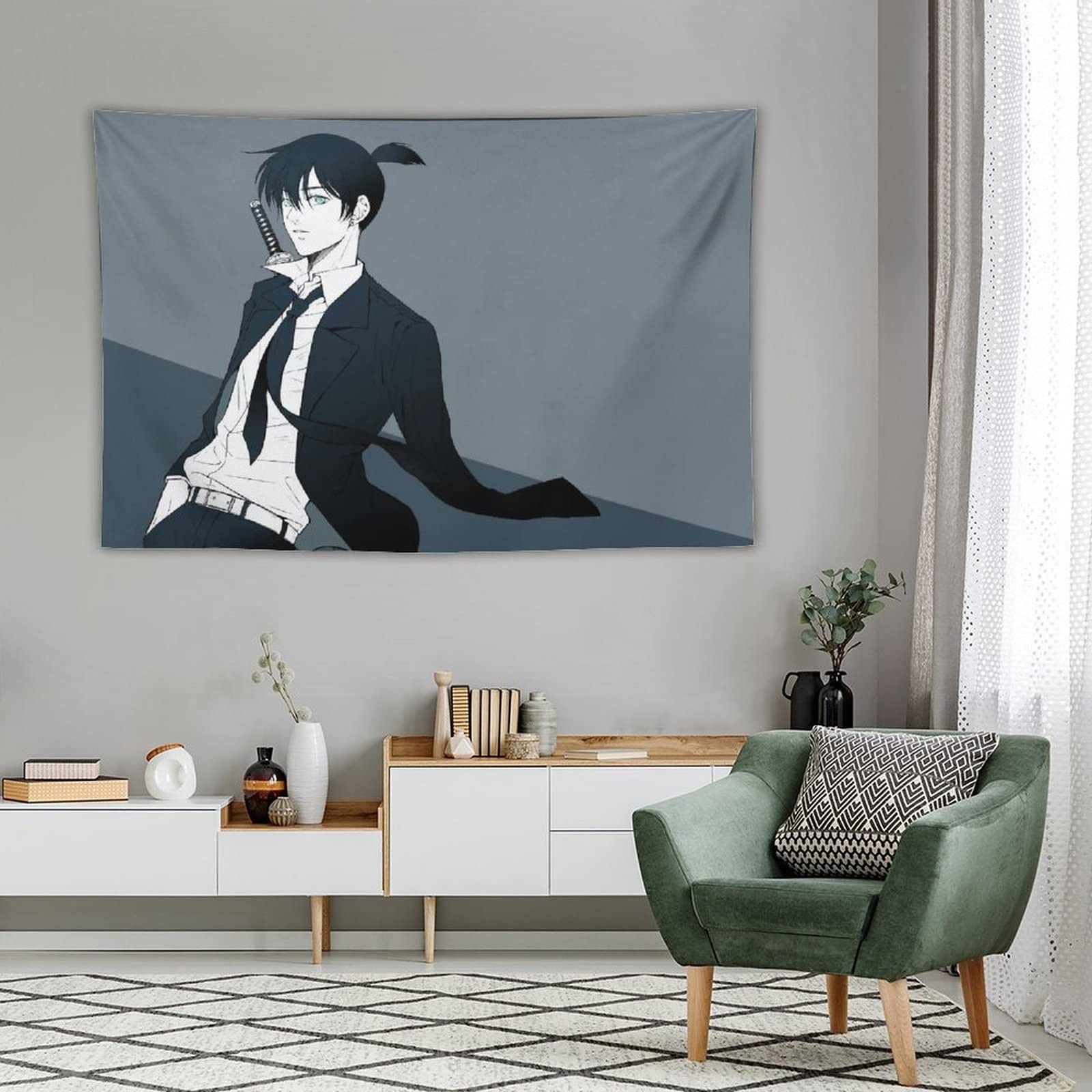 Amazon.co.jp: タペストリー チェンソーマン 早川 アキ アニメ 萌え